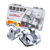 Kit Bráquete de Aço Advanced Roth 0,022" 100 casos + 120 Tubos - Orthometric