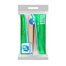 Abaixador de Língua Palito Madeira 100unid. - Theoto