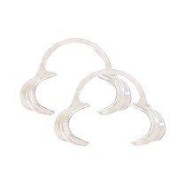 Afastador Labial Expandex Adulto Autoclavável c/2 - Transparente com Glitter - Lysanda