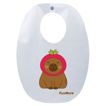 Babador de Plástico Impermeável Infantil Capiberry - Funwork