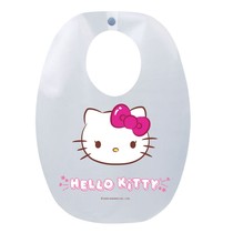 Babador de Plástico Impermeável Infantil Hello Kitty Jelly - Funwork