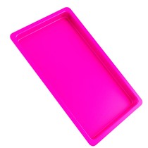 Bandeja para Esterilização Plástica 22x12x1,5cm Média Rosa - Maquira