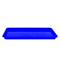 Bandeja para Esterilização Plástica 22,4x10,17x1,4cm Pequena Azul Fluorescente - Lysanda