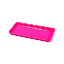 Bandeja para Esterilização Plástica 22,4x10,17x1,4cm Pequena Vinho - Lysanda