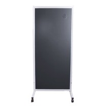 Biombo de Proteção Radiológica Reto com Rodízios 180x80cm Cinza - N Martins