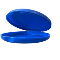 Caixa para Alinhador Redonda Azul Pacote 10Unid. - Nova Ogp