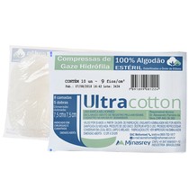 Compressa de Gaze Estéril 9 Fios - Ultracotton