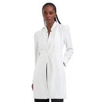 Jaleco Feminino Paola Off White Pp - Dra. Cherie