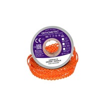 Elástico Corrente Longo 1,5M Laranja - Orthometric