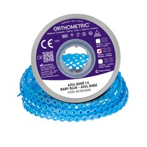 Elástico Corrente Médio 1,5m Azul Bebê - Orthometric
