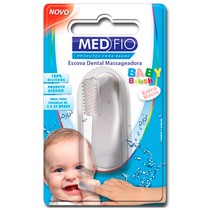 Escova Dental Massageadora para Bebês Brush Dedeira - Medfio