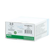 Fio Cirúrgico de Nylon Preto 3-0 Agulha 1/2 CIL 3,5 cm 24unid. - Bioline Fios