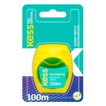 Fio Dental Menta Encerado Rolo 100m - Kess