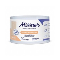 Fita Cirúrgica Microporosa Bege 2,5 cm x 4,5m - Missner