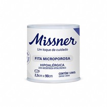Fita Cirúrgica Microporosa Branca 2,5 cm x 0,9 cm - Missner