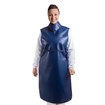 Avental Raio-X Profissional com Protetor de Tireoide 100x60cm 0,50mmPb Azul - N Martins