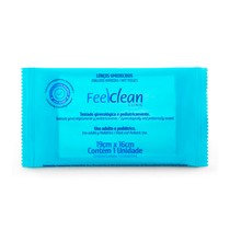 Lenço Umedecido para Higiene Íntima 50unid. - Feel Clean