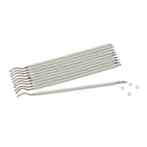 Ligadura Elástica Bengalinha Branco - Orthometric