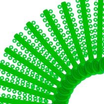 Ligadura Elástica Modular Verde Cristal - Orthometric