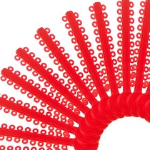 Ligadura Elástica Modular Vermelho Cristal - Orthometric