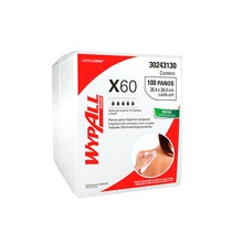 Pano de Limpeza Wypall X60 Higiene Corporal 28,4x34,4 cm 100unid. - Wypall