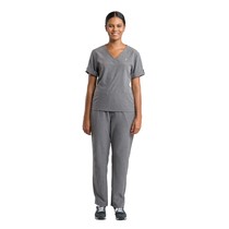 Pijama Scrub Feminino Easy Cinza Chumbo Xgg - Dra. Cherie