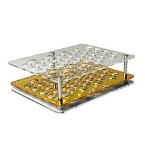 Porta Resina Square 40 Furos Dourado - Archneer