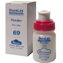 Duralay Rpd Resina Acrílica Duralay Pó 28g várias cores Reliance