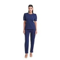 Scrub Feminino Isis Azul Marinho M - DRA. CHERIE