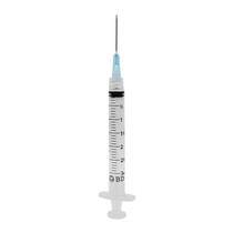 Seringa Descartável Plastipak Luer Lock 3 ml com Agulha 0,60x25 - BD