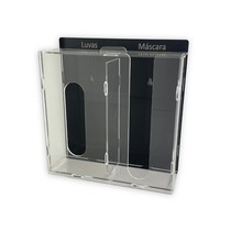 Suporte Click Double Luvas E Máscara Preto Desmontado - Archneer