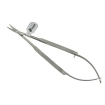 Forbici Curve Per Cani Forbici Chirurgiche CASTROVIEJO Curve Per Oftalmologia - 4.5 Pollici, Lame Affilate, Strumento Professionale Forbici Microchirurgia Pakistan Ddp - Foto 5