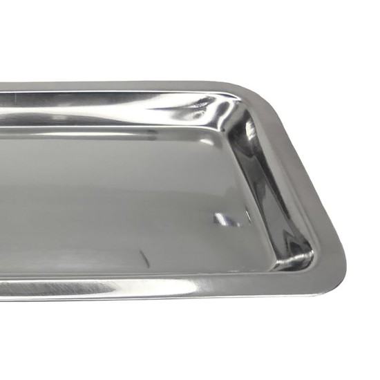 Bandeja Aço Inox 22 x 9 x 1,5cm