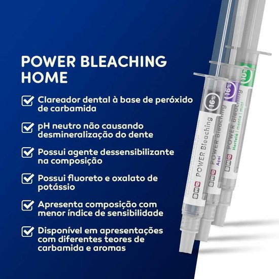 Kit com 5 Clareador Power Bleaching com Aroma - Maquira