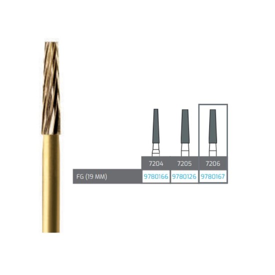 Broca Carbide Cônica Longa 12 Lâminas FG AllPrime