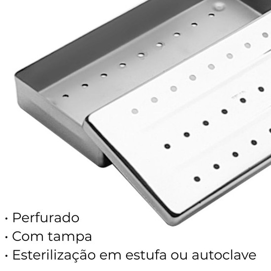 ULTRAREPLICA エボルタスター 20th Estojo Millenium Perfurado Inox - 20 x 10 x 05cm