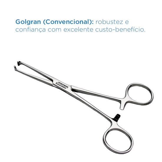 Pinça Allis 15cm Golgran Cirúrgia Odontológica | Dental Speed