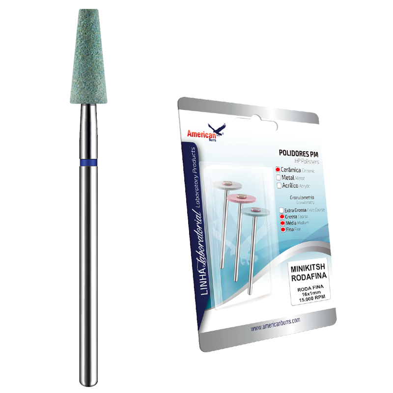Clique na imagem para ampliar Kit Disco Abrasivo Sinterizado de Diamante + Roda Fina mini