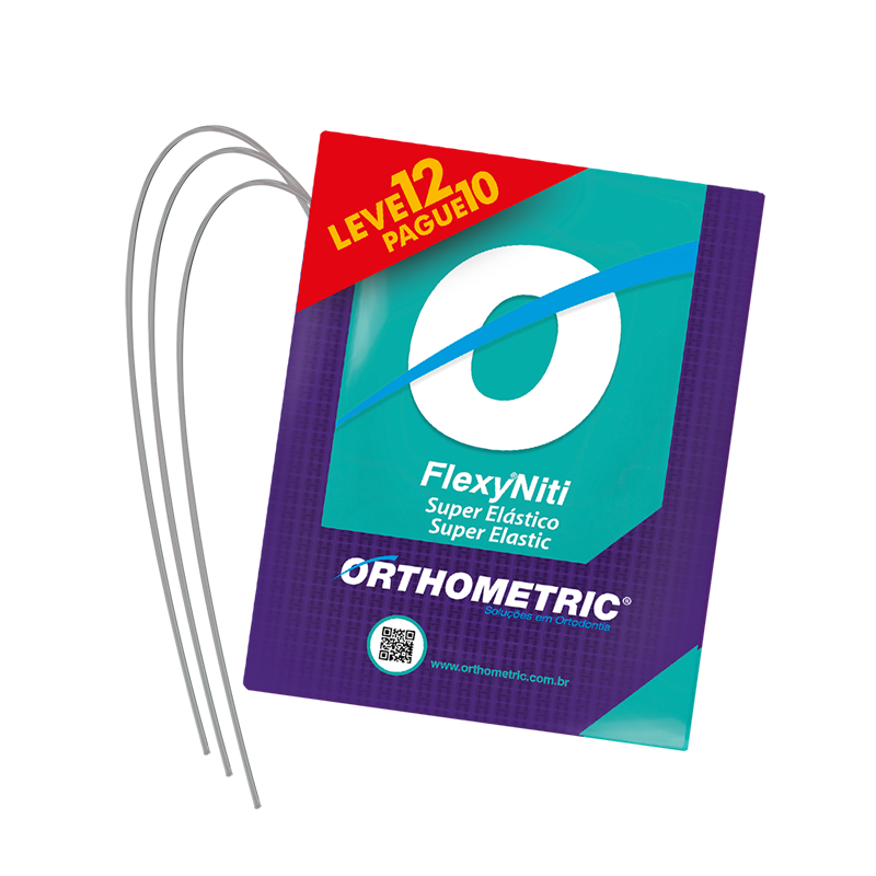 Clique na imagem para ampliar Arco Flexy NiTi Superelástico Redondo Superior - Pague 10 Leve 12