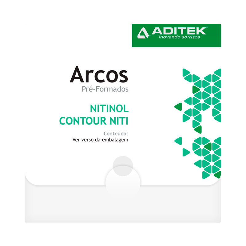 Clique na imagem para ampliar Arco Estético Branco Contour Termoativado Redondo