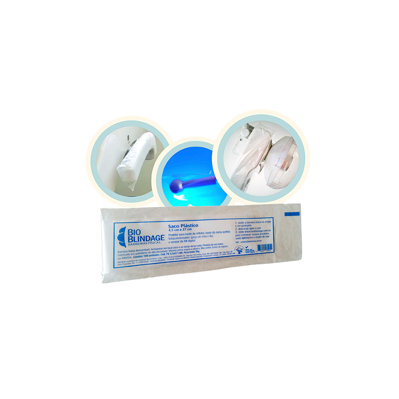 Clique na imagem para ampliar Barreira Física Bioblindage Saco Plástico