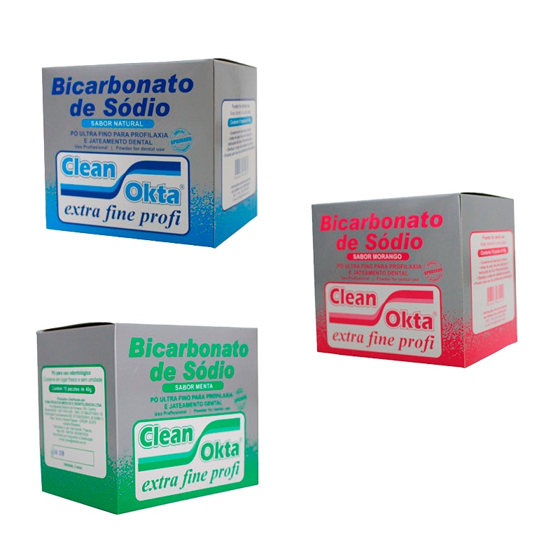Clique na imagem para ampliar Bicarbonato de Sódio Sachê Clean Okta