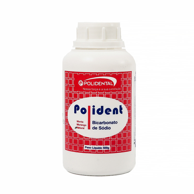 Bicarbonato de Sódio Polident 500g Natural - Polidental