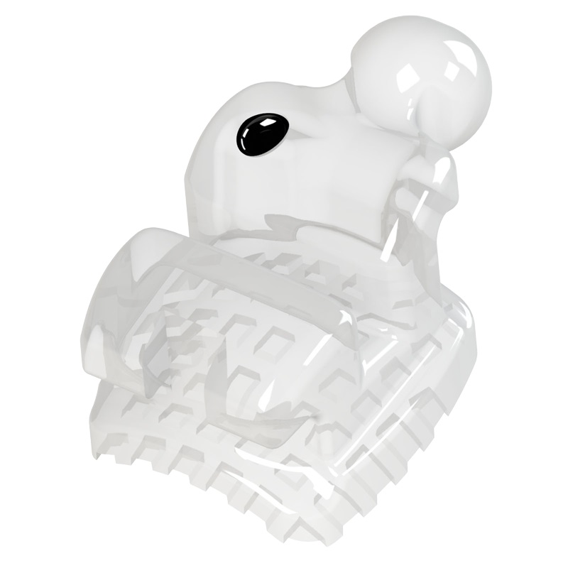 Bráquete Cerâmico PolySafira Roth 0,022'' - Dente 33 com gancho- Reposição - Morelli
