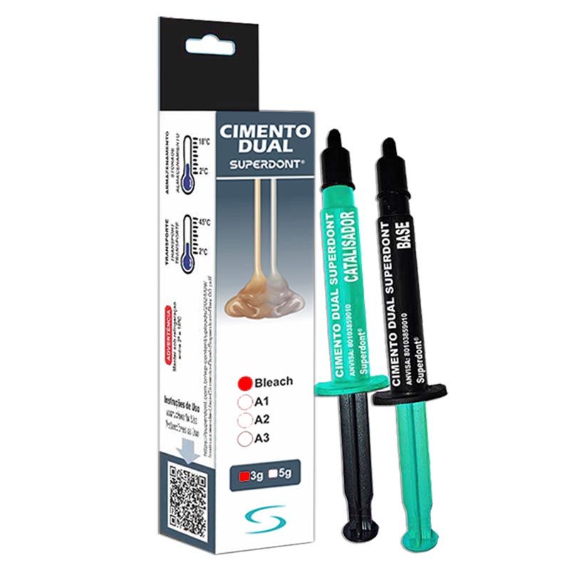 Cimento Resinoso Dual Bleach 3G - Superdont