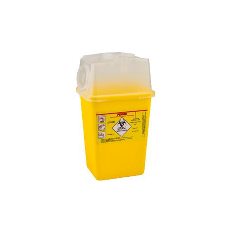 Coletores Rígidos Para Perfurocortantes - 1 Litro - LABOR IMPORT