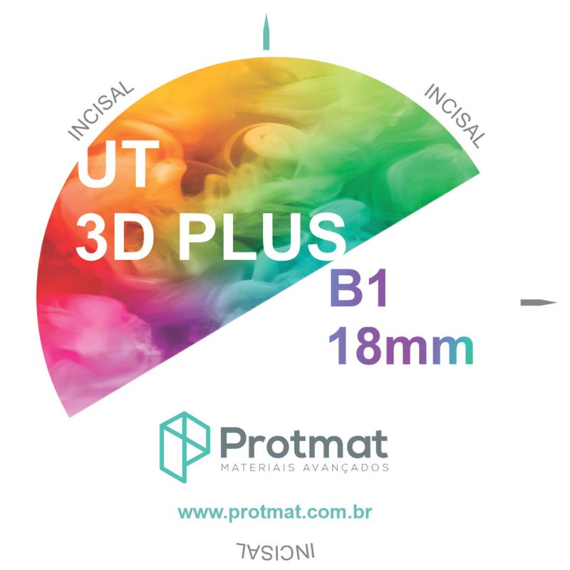 Disco Zircônia Open Ut Ilumia 3D Plus 98X18 mm B1 1Unid. - Protmat
