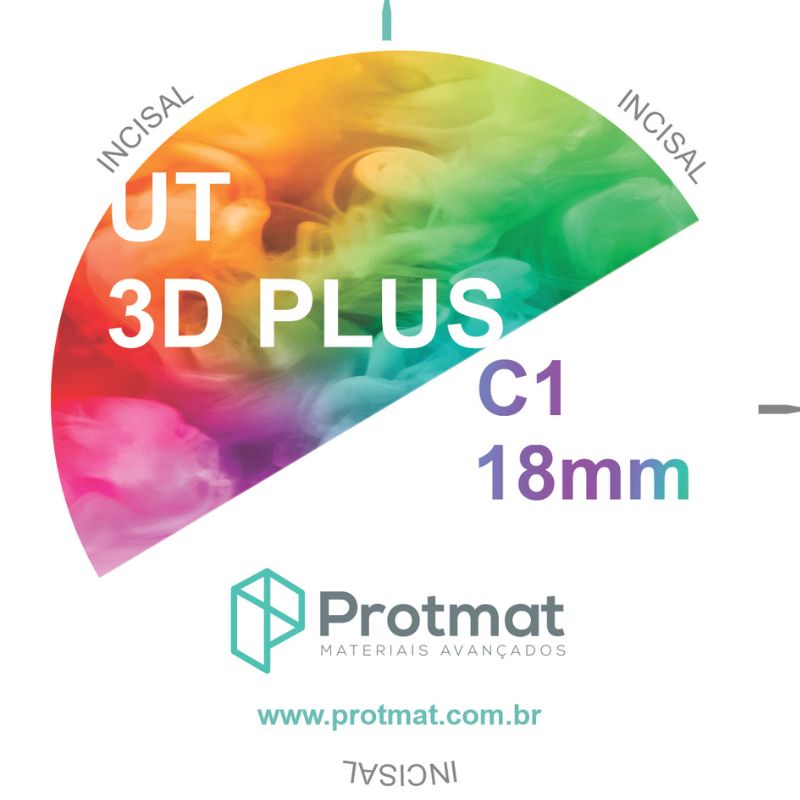 Disco Zircônia Open Ut Ilumia 3D Plus 98X18 mm C1 1Unid. - Protmat