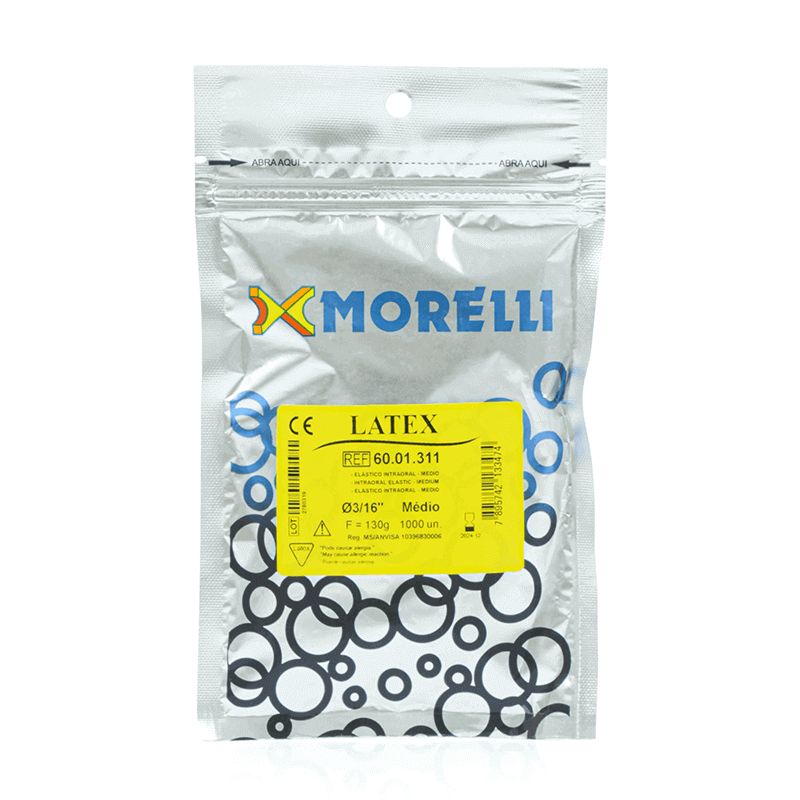 Elástico Intraoral 3/16 Com 1000 - Morelli