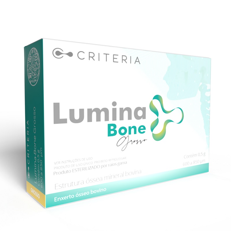 Enxerto Ósseo Bovino Lumina-Bone Grosso 0,5g - Criteria